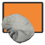 Warntafel blanko, orange, Stahlblech reflektierend ohne Halter, 400 x 300 mm inkl. Abdeckhaube