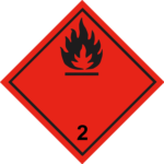 Gefahrgutaufkleber Klasse 2.1 Entzündbare Gase
