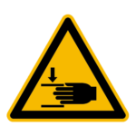 Warnzeichen Warnung vor Handverletzungen DIN EN ISO 7010 W024