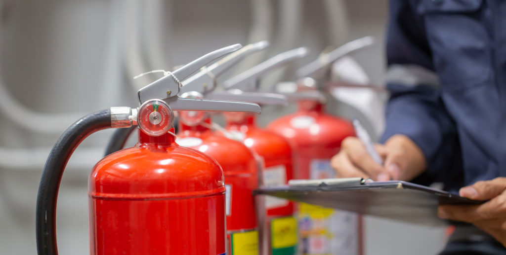 Feuerlöscher Inspektion