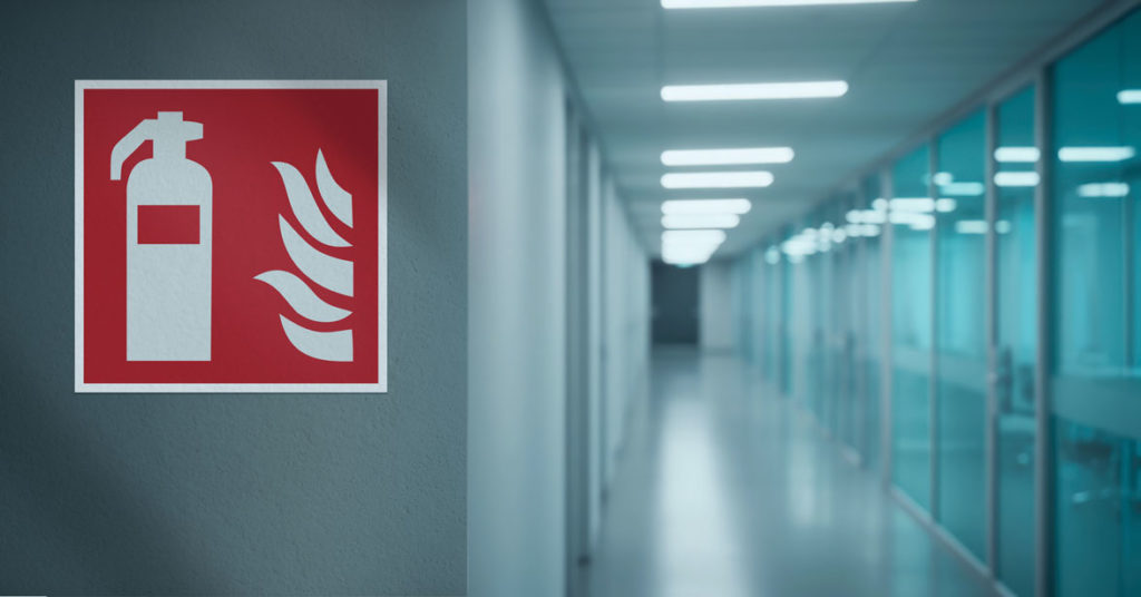 Brandschutzzeichen im Unternehmen