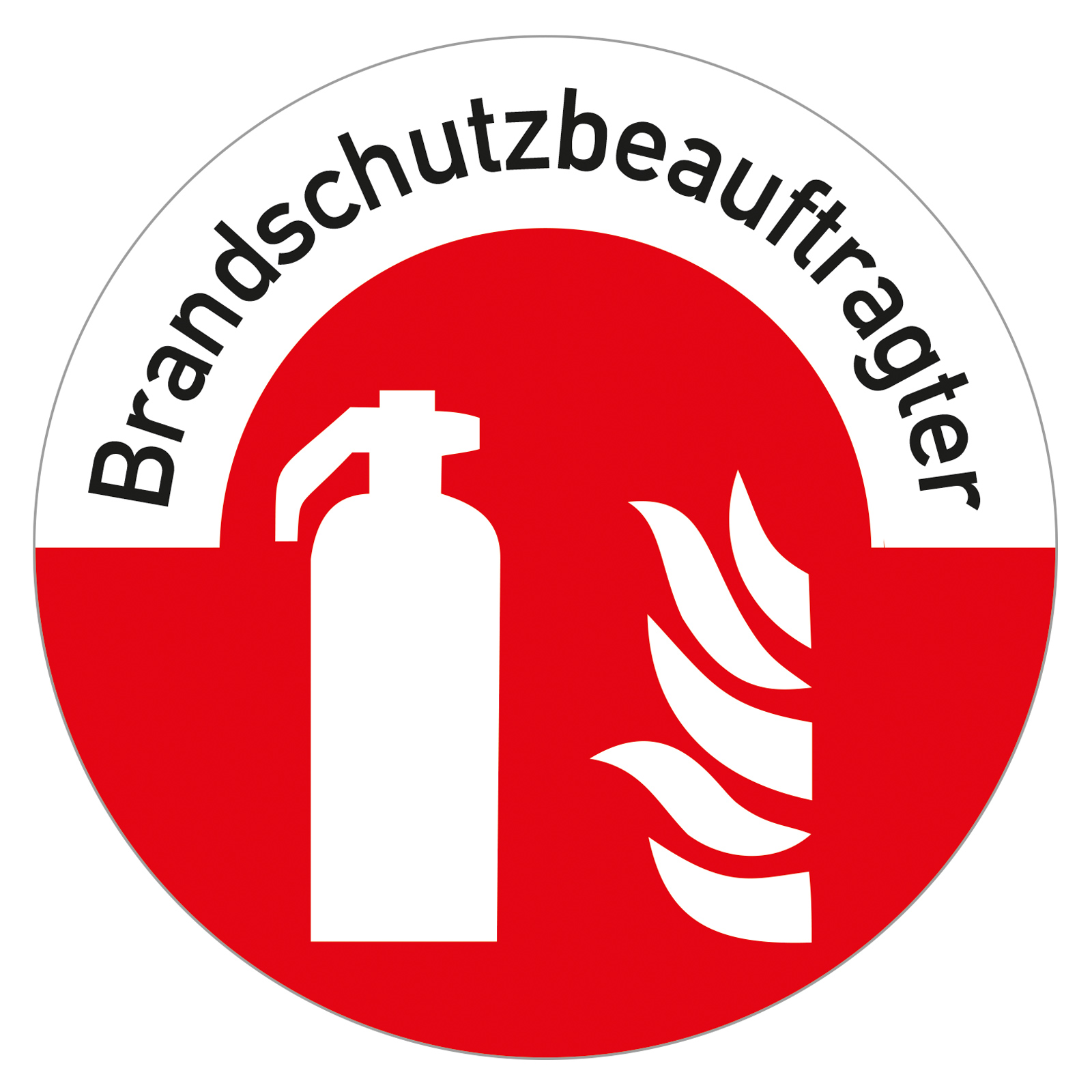 Brandschutzzeichen Helmaufkleber Brandschutzbeauftragter
