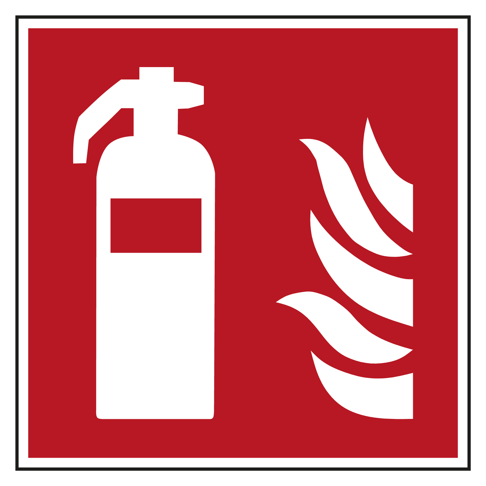 Brandschutzzeichen Feuerlöscher DIN EN ISO 7010 F001