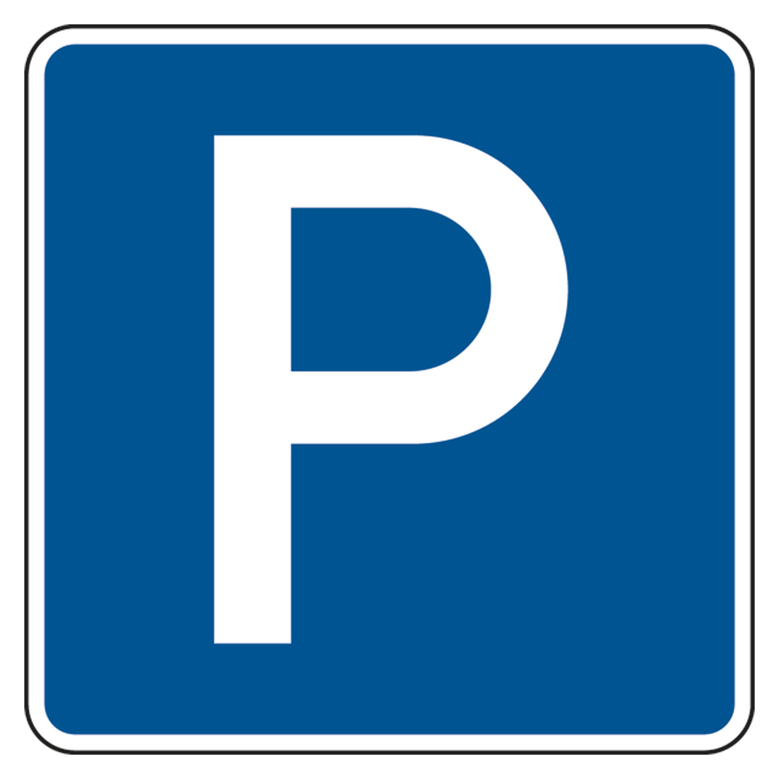 Verkehrsschild "Parken / Parkplatz" VZ 314