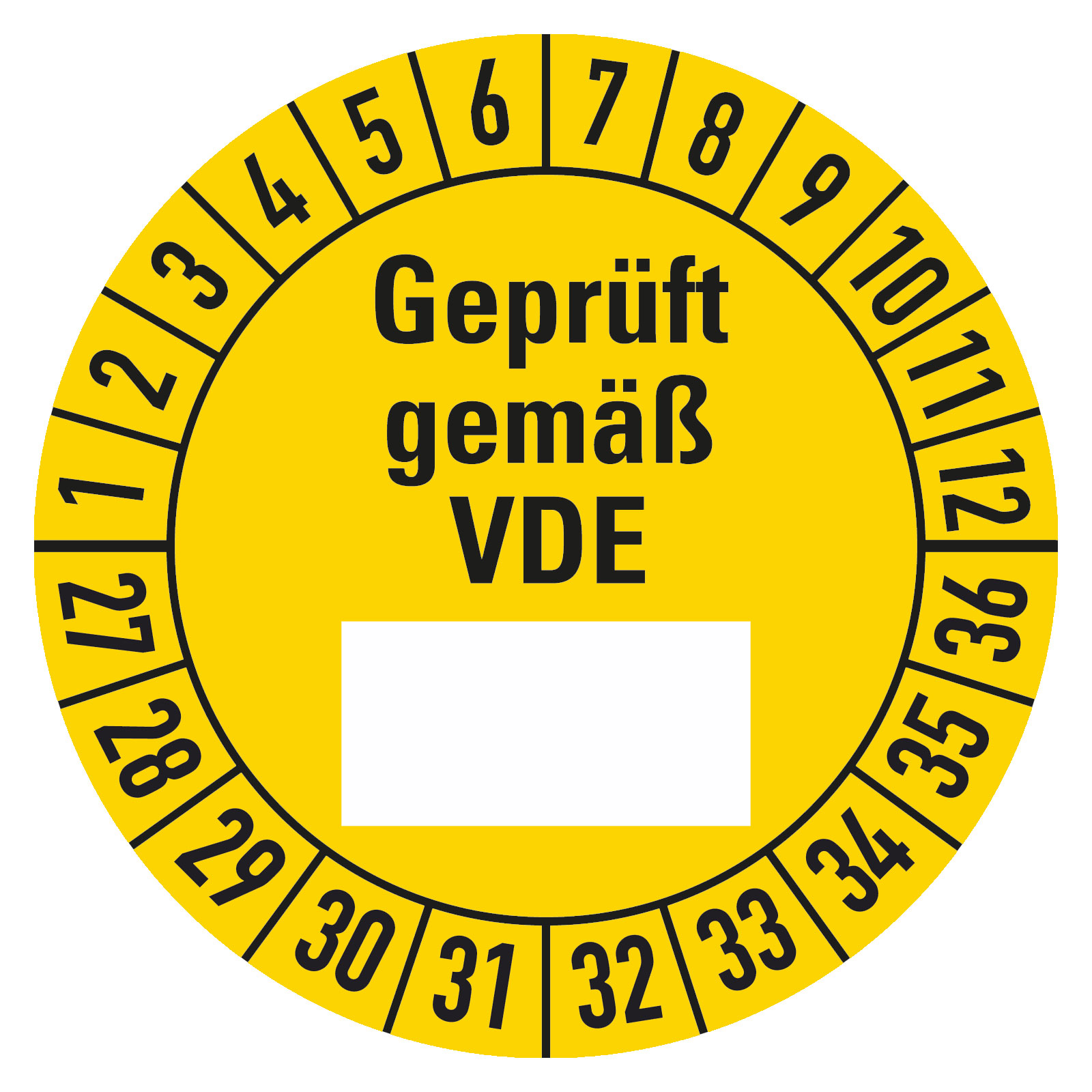 Pr�fplakette VDE