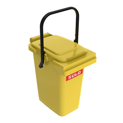 Müllbehälter / Abfalleimer 25 Liter gelb