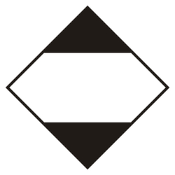 Gefahrzettel, Gefahrgutaufkleber In begrenzten Mengen verpackte gefährliche Güter, Folie, 50 x 50 mm, 500 Stück/Rolle