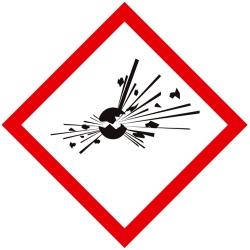 GHS-Symbol 01 Bombe - explosive Stoffe