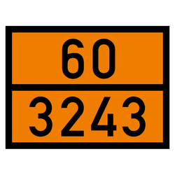 Warntafel 60 3243, orange, 400 x 300 mm in verschiedenen Materialien