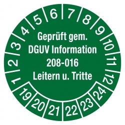 Prüfsiegel leitern