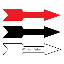 Richtungspfeil rechts links 30 x 6 mm in verschiedenen Farben