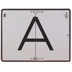 Abfall-Warntafel A Schild, Stahlblech klappbar mit Kantenschutz, 400 x 300 mm, Einzelschild