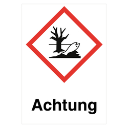 GHS-Symbol GHS09 Umwelt - Achtung 26 x 37 mm 500er Rolle