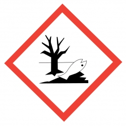 GHS-Symbol 09 Umwelt - umweltgefährdend 25 mm x 25 mm 500er Rolle