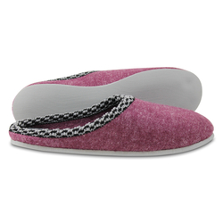Walker Filzpantoffel Beere mit Porosohle