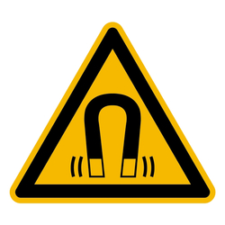 Warnzeichen Warnung vor magnetischem Feld DIN EN ISO 7010 W006