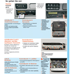 Plakat Abfahrtkontrolle Omnibus, DIN A1