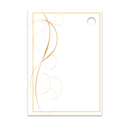 25er Pack Geschenkanhänger "Frohe Weihnachten" Laterne ca. 52 x 74 mm