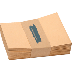 Testamentsumschläge "neutral" C5, braun, nassklebend, ohne Fenster, 250er Pack