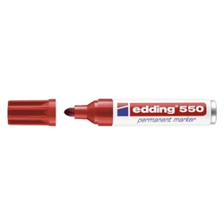Edding 550 Permanentmarker - nachfüllbar, 3 - 4 mm, rot
