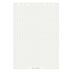 Q-Connect Flipchart-Block, 68 x 99 cm, kariert/blanko, 20 Blatt KF15416