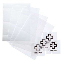 Durable EDV-beschriftbare Folie CRYSTAL SIGN refill, 105x105 mm