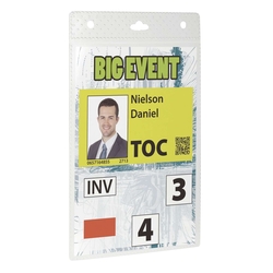 Durable Namensschild A6 - Kunststoff, transparent, 105 x 148 mm, 20 Stück