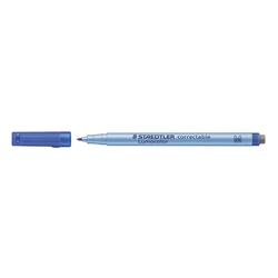 Staedtler® Folienstift Lumocolor correctable, blau, 1,0 mm