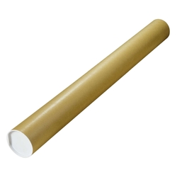 Versandrohre mit vormontierten Verschlusskappen Ø 1000x100 mm, braun