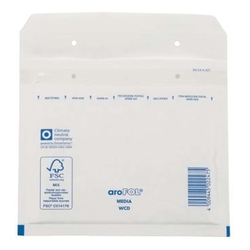 Arofol &reg; Luftpolstertaschen CD, 180x165 mm, wei&szlig;, 10 St&uuml;ck
