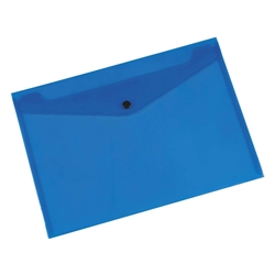Q-Connect Dokumentenmappen - blau, A4 bis zu 50 Blatt