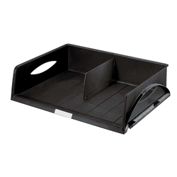 Leitz 5232 Briefkorb Sorty Jumbo, A3 quer, Polystyrol, schwarz
