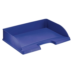 Leitz 5218 Briefkorb Standard Plus, A4 quer, Polystyrol, blau