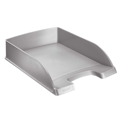 Leitz 5227 Briefkorb Standard Plus, A4, Polystyrol, silber