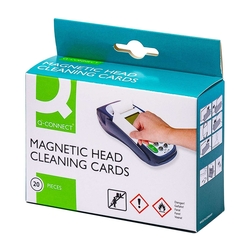 Q-Connect Reinigungskarte für POS Terminals Chip-Karten-Lesegeräte - 20 Stück