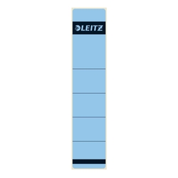 Leitz 1643 Rückenschilder - Papier, kurz/schmal, 10 Stück, blau