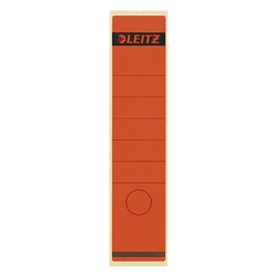 Leitz 1640 Rückenschilder - Papier, lang/breit, 100 Stück, rot