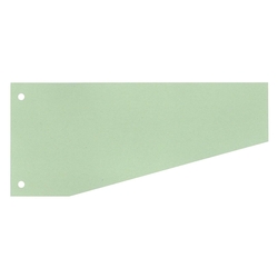 WEKRE Trennstreifen Trapez - 190 g/qm Karton, grün, 100 Stück