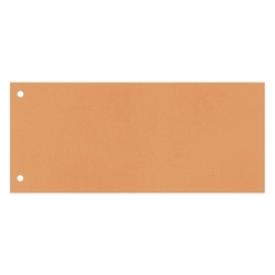 Q-Connect Trennstreifen - 190 g/qm Karton, orange, 100 Stück
