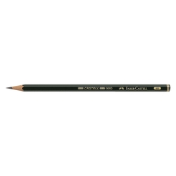 Faber-Castell Bleistift CASTELL® 9000 - 4H, dunkelgrün