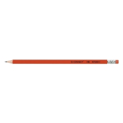 Q-Connect Bleistift, HB, mit Radierer
