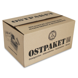 Ostpaket Leerkarton bedruckt groß