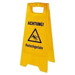 Warnaufsteller "Achtung Rutschgefahr" schwer