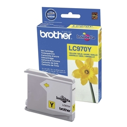 Brother&reg; Inkjet-Druckpatronen yellow, 300 Seiten, LC970Y