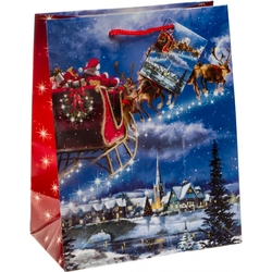 TSI 12er Pack Geschenktüte mittel ca. 18 x 10 x 23 cm Weihnachten SERIE 7
