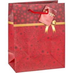 TSI 12er Pack Geschenktüte mittel ca. 18 x 10 x 23 cm Weihnachten SERIE 9