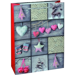 TSI 12er Pack Geschenktüte mittel ca. 18 x 10 x 23 cm Weihnachten SERIE 9