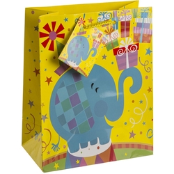 TSI 12er Pack Geschenktüte mittel ca. 18 x 10 x 23 cm TIERPARTY