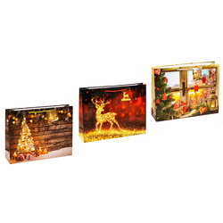 TSI 12er Pack Geschenktüten-Mix Shopper ca. 38 x 10 x 29 cm 15-3