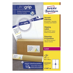 Avery Zweckform® L7169-100 Versandetiketten - 99,1x139 mm, 400 Stück, weiß